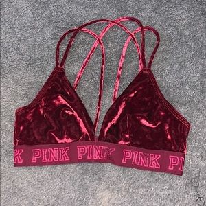 Victoria’s Secret Pink Velvet Bra